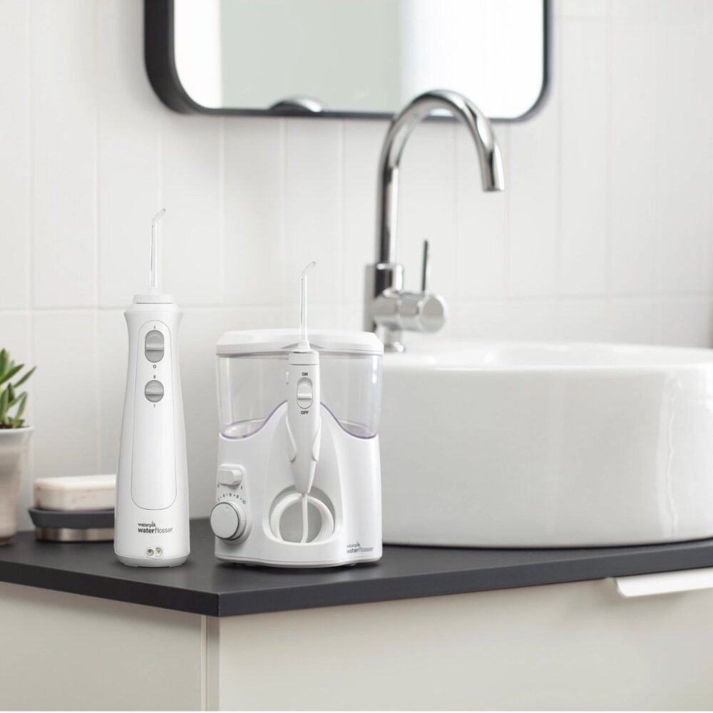 NEW! Waterpik Ultra Plus and Cordless Pearl Water Flosser Combo Pack - Picture 9 of 12